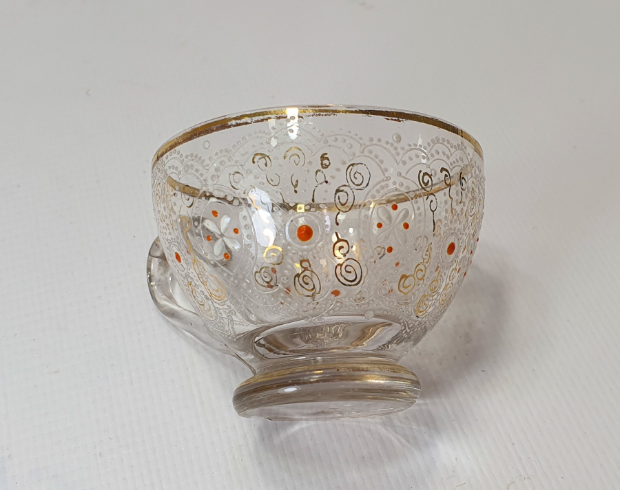 OSMANLI DÖNEMİ ALTIN VERMEYLİ VE MİNELİ NADİR FİNCAN