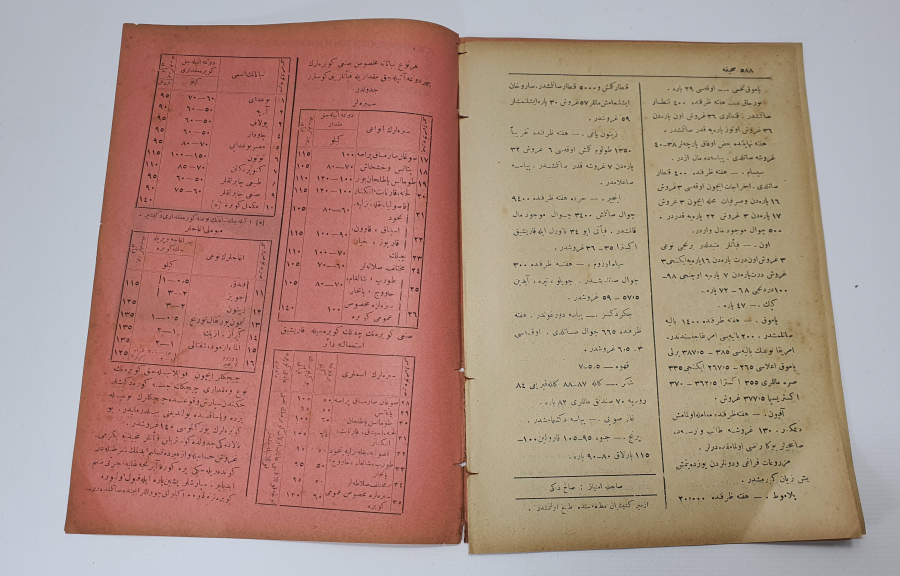 OSMANLI DÖNEMİ İZMİR DE TARIM İLE İLGİLİ DERGİ