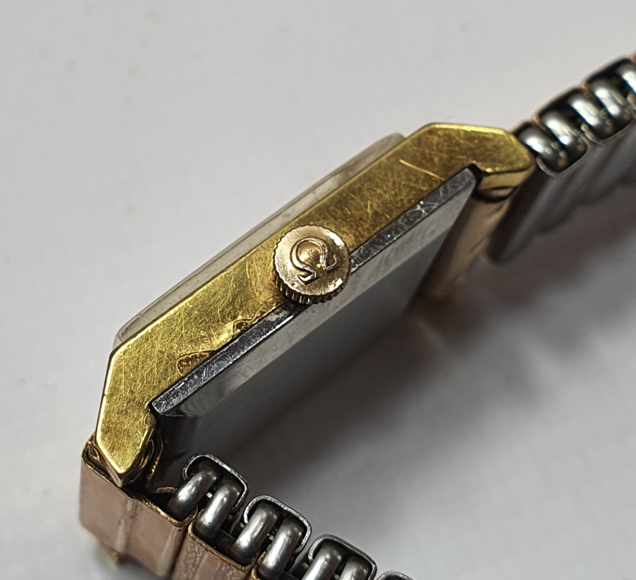 OMEGA MARKA 1960 LARDAN ALTIN KAPLAMA KOL SAATİ