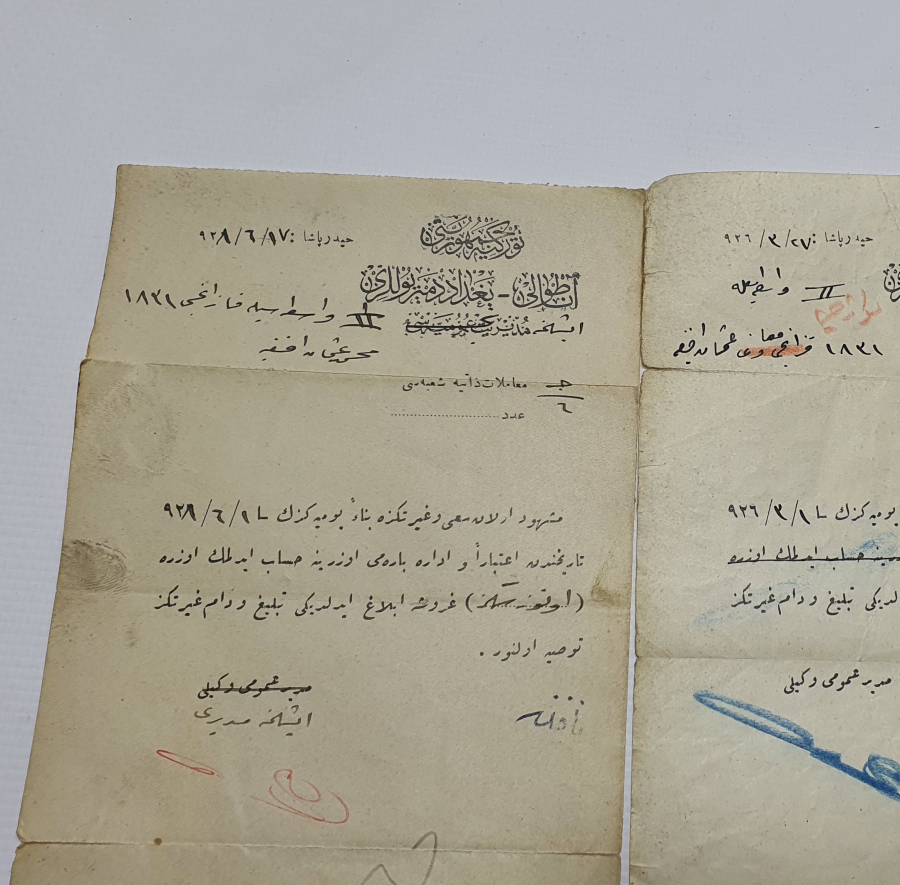 3 ADET OSMANLICA YAZILI DOKTOR REÇETESİ