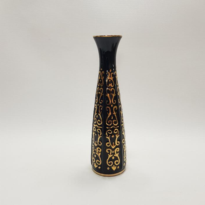 ALTIN İŞLEMELİ SERAMİK VAZO 