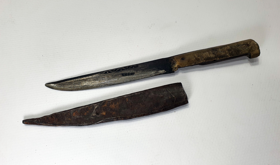 CUMHURİYET BAŞLARI BURSA DAMGALI KUŞAK KAMASI