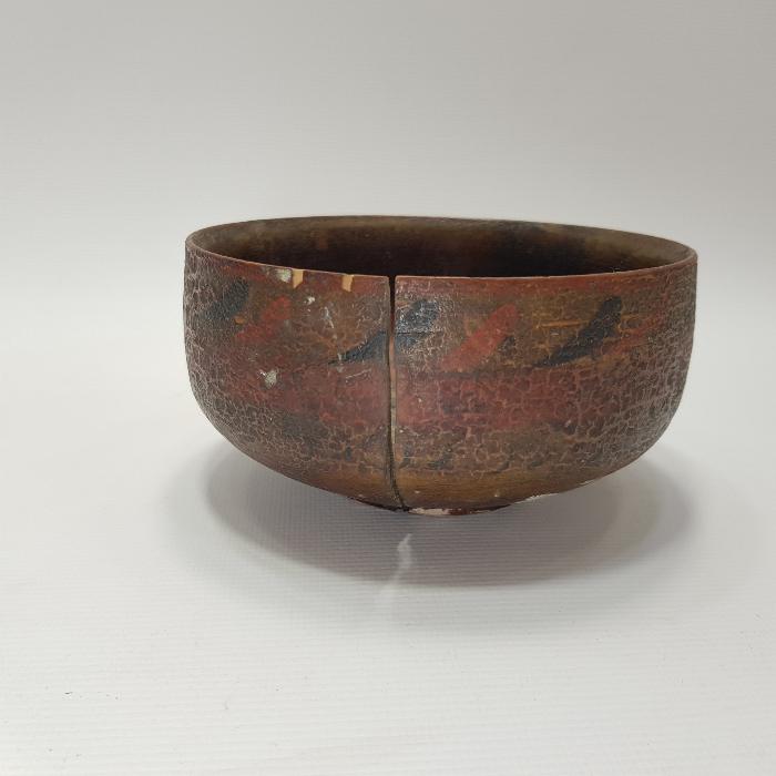 OSMANLI DÖNEMİ KÖK BOYALI AHŞAP KASE 