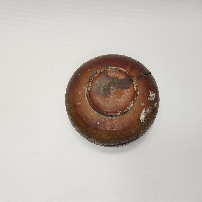 OSMANLI DÖNEMİ KÖK BOYALI AHŞAP KASE 