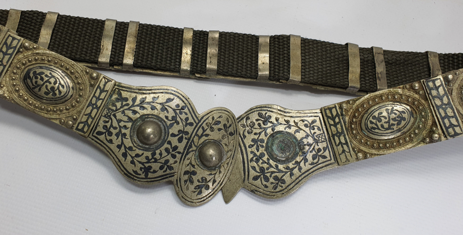 OSMANLI DÖNEMİ KULA İŞİ SAVATLI GELİN KEMERİ