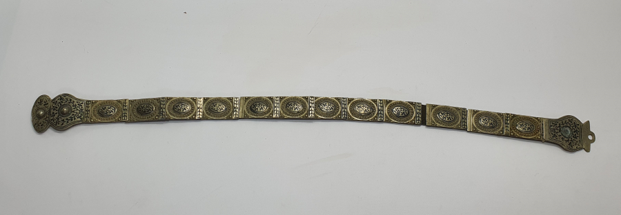 OSMANLI DÖNEMİ KULA İŞİ SAVATLI GELİN KEMERİ