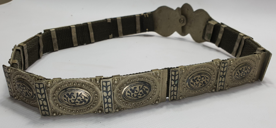 OSMANLI DÖNEMİ KULA İŞİ SAVATLI GELİN KEMERİ