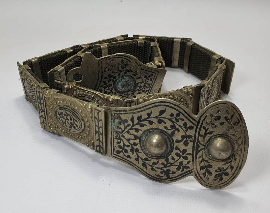 OSMANLI DÖNEMİ KULA İŞİ SAVATLI GELİN KEMERİ