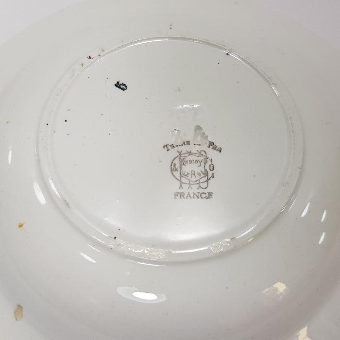 OSMANLI PAZARINA YAPILMIŞ PORSELEN TABAK 