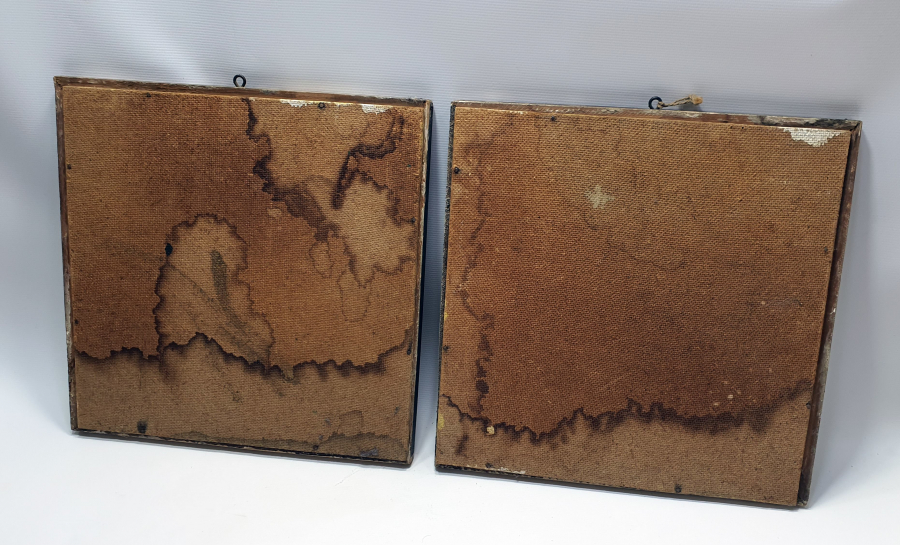 ÜZERİNDE MUHAMMED(SAV)  VE ALİ (RA) YAZILI 2 ADET HAT LEVHA