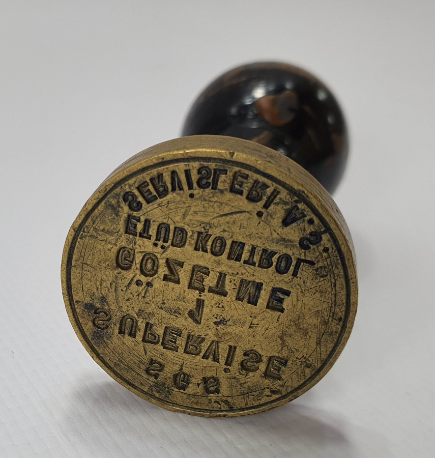 CUMHURİYET BAŞI EL KAZIMA KURUM MÜHRÜ