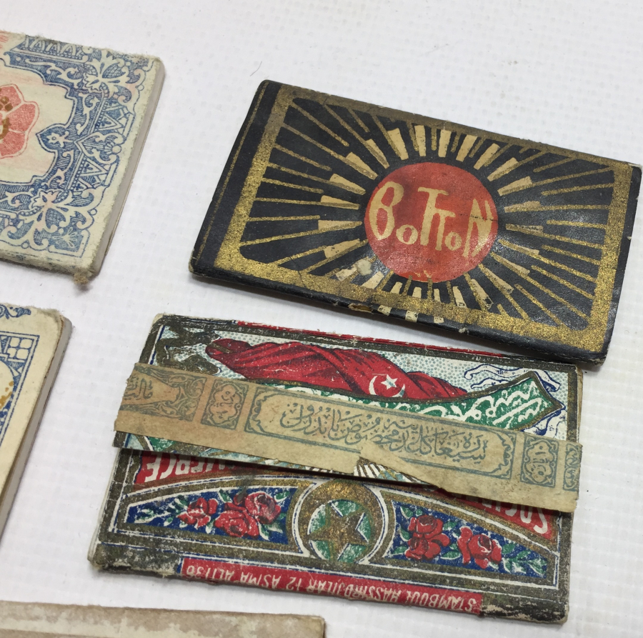 OSMANLI DÖNEMİ 5 ADET SİGARA KAĞIDI