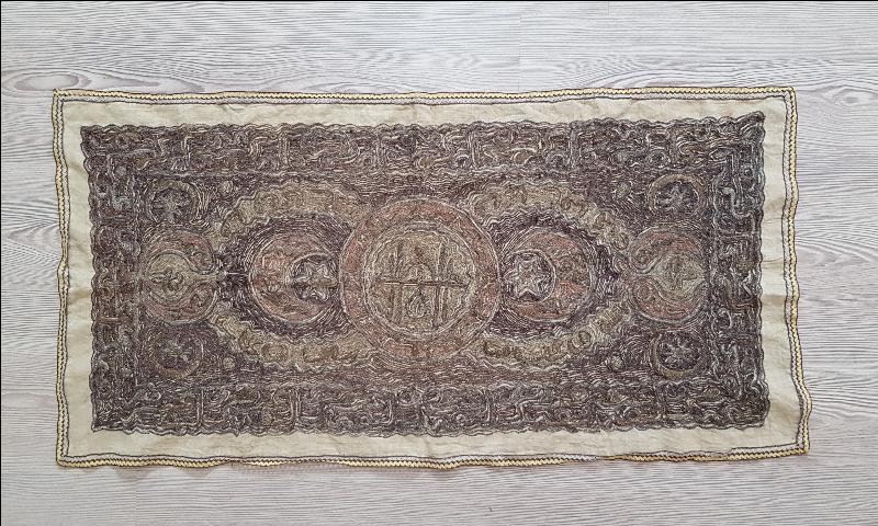 OSMANLI DÖNEMİ ESER-İ İSTANBUL SUZENİ DUVAR PANOSU 