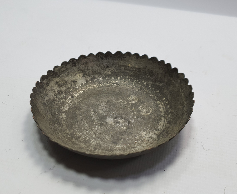 OSMANLI DÖNEMİ İÇİ ÇİFT USTA DAMGALI İFTARİYELİK - HURMALIK