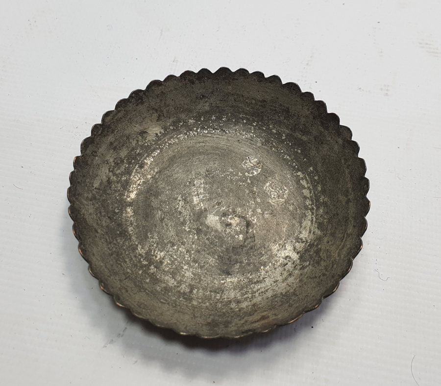 OSMANLI DÖNEMİ İÇİ ÇİFT USTA DAMGALI İFTARİYELİK - HURMALIK