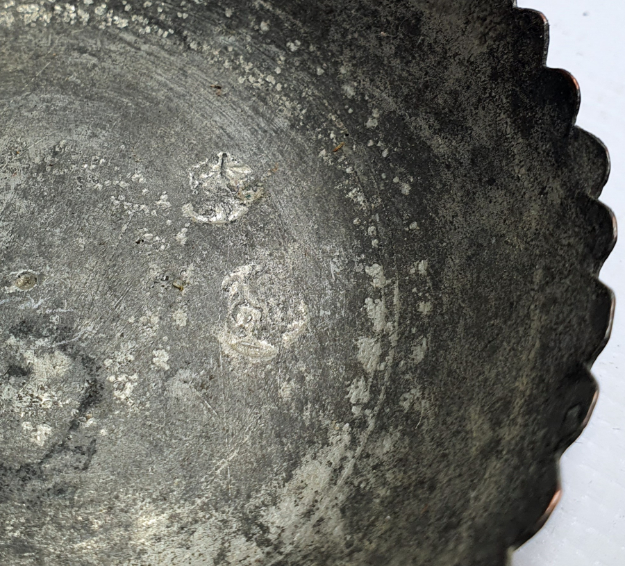 OSMANLI DÖNEMİ İÇİ ÇİFT USTA DAMGALI İFTARİYELİK - HURMALIK