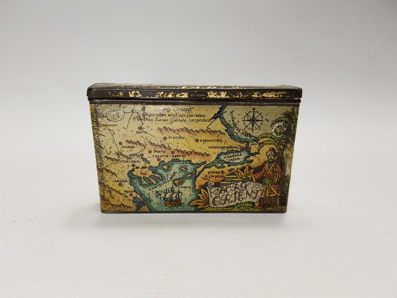 OSMANLI DÖNEMİ MARMARA VE BALKANLAR HARİTALI BORG ORIENT SİGARA KUTUSU