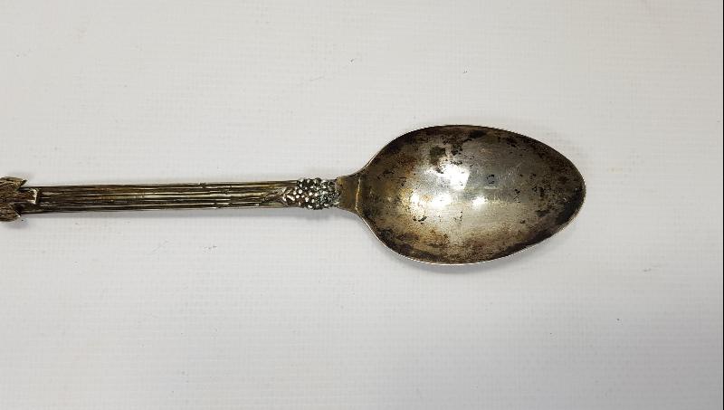 OSMANLI DÖNEMİ SARAY İŞİ GÜMÜŞ KUŞLU KAŞIK 