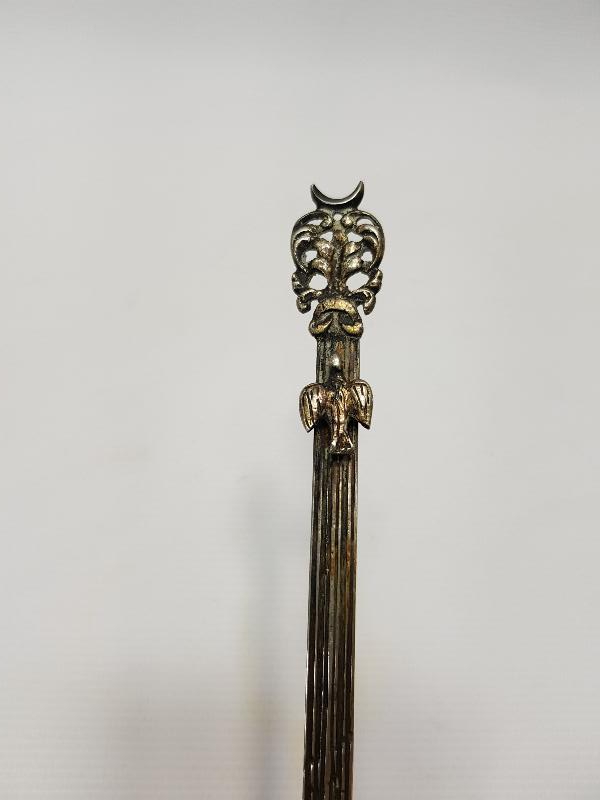 OSMANLI DÖNEMİ SARAY İŞİ GÜMÜŞ KUŞLU KAŞIK 
