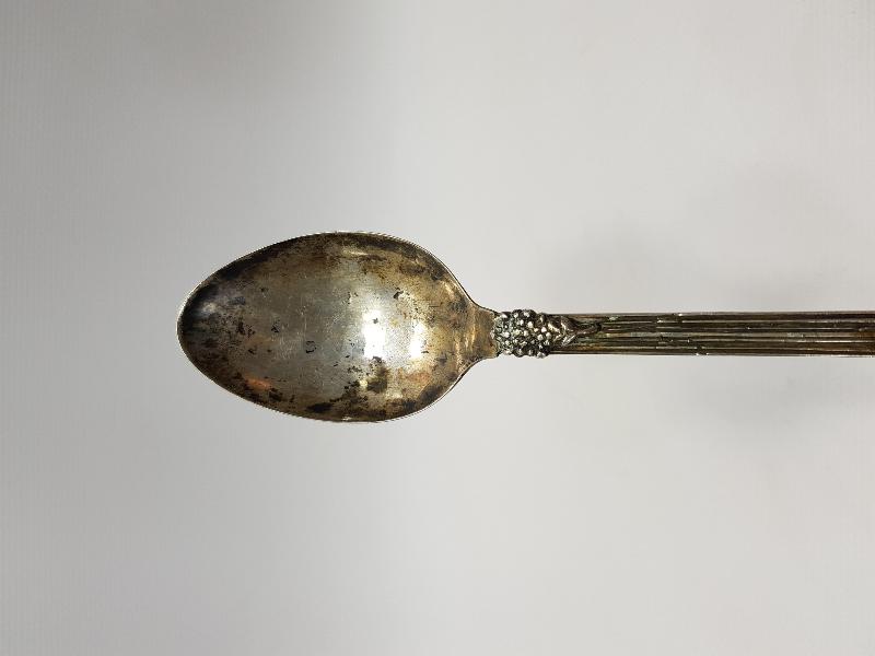 OSMANLI DÖNEMİ SARAY İŞİ GÜMÜŞ KUŞLU KAŞIK 