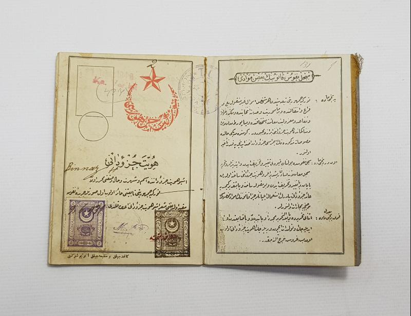 OSMANLICA HÜVİYET CÜZDANI