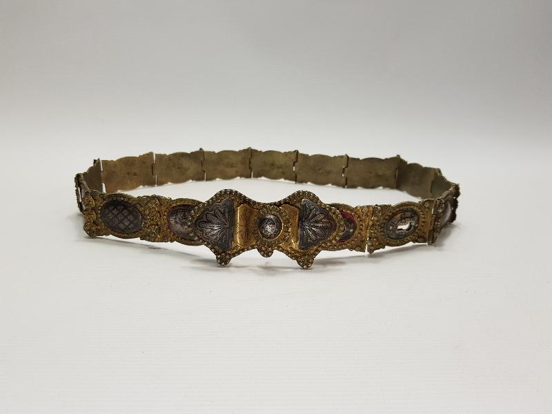 OSMANLICA VAN DAMGALI ERMENİ İŞİ GÜMÜŞ KEMER