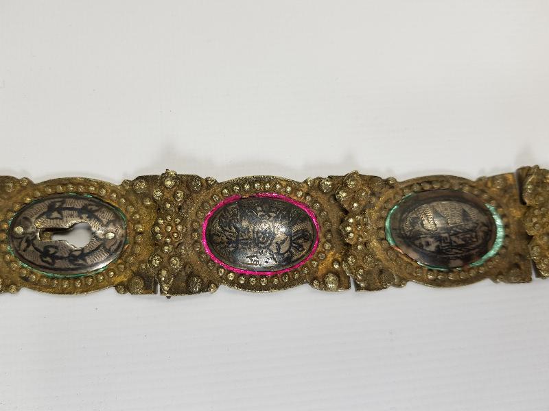 OSMANLICA VAN DAMGALI ERMENİ İŞİ GÜMÜŞ KEMER