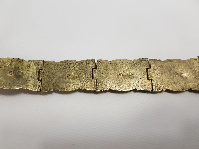 OSMANLICA VAN DAMGALI ERMENİ İŞİ GÜMÜŞ KEMER