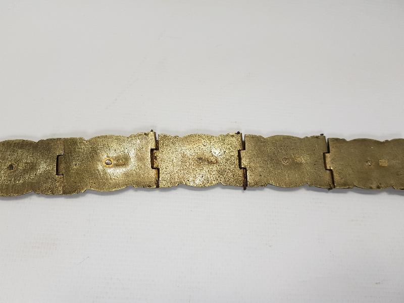 OSMANLICA VAN DAMGALI ERMENİ İŞİ GÜMÜŞ KEMER