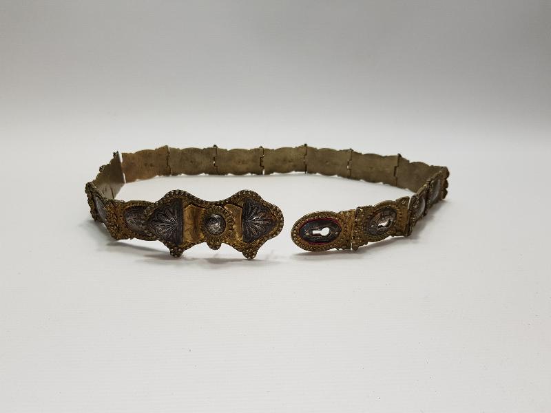 OSMANLICA VAN DAMGALI ERMENİ İŞİ GÜMÜŞ KEMER