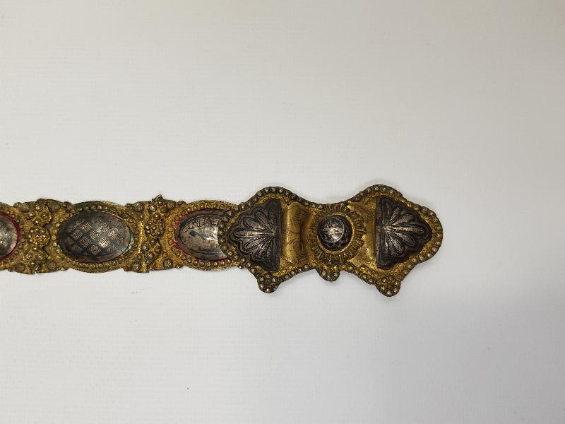 OSMANLICA VAN DAMGALI ERMENİ İŞİ GÜMÜŞ KEMER