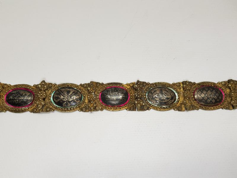 OSMANLICA VAN DAMGALI ERMENİ İŞİ GÜMÜŞ KEMER