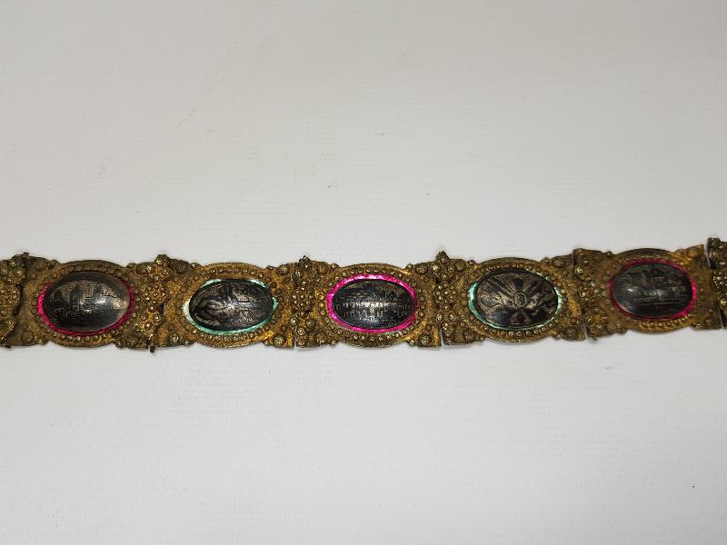 OSMANLICA VAN DAMGALI ERMENİ İŞİ GÜMÜŞ KEMER