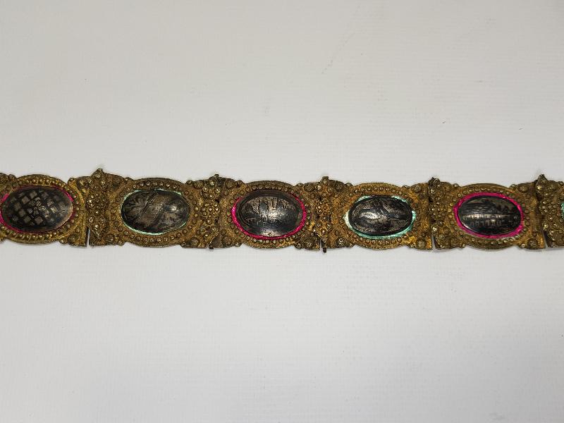 OSMANLICA VAN DAMGALI ERMENİ İŞİ GÜMÜŞ KEMER