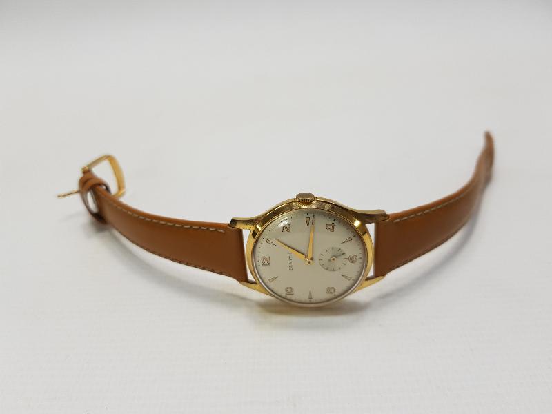 ALTIN KAPLAMA ZENITH KOL SAATİ 