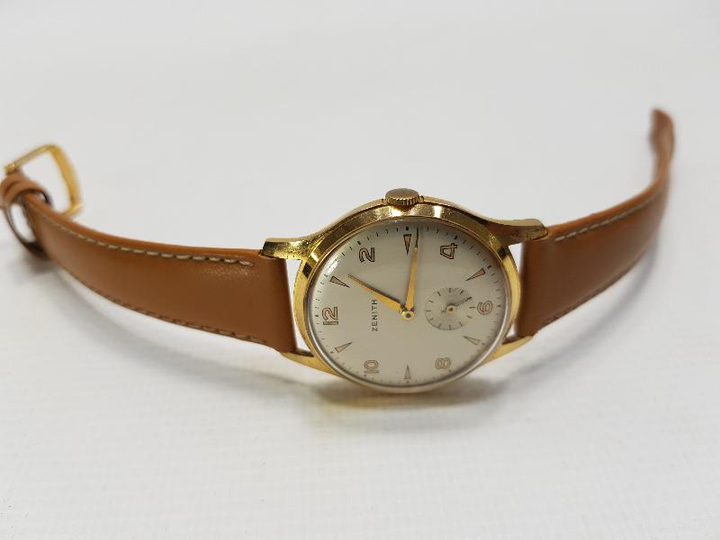 ALTIN KAPLAMA ZENITH KOL SAATİ 