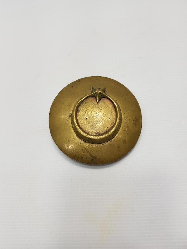 ÇANAKKALE SAVAŞI AY YILDIZLI OSMANLI SUBAY KEMER TOKASI 