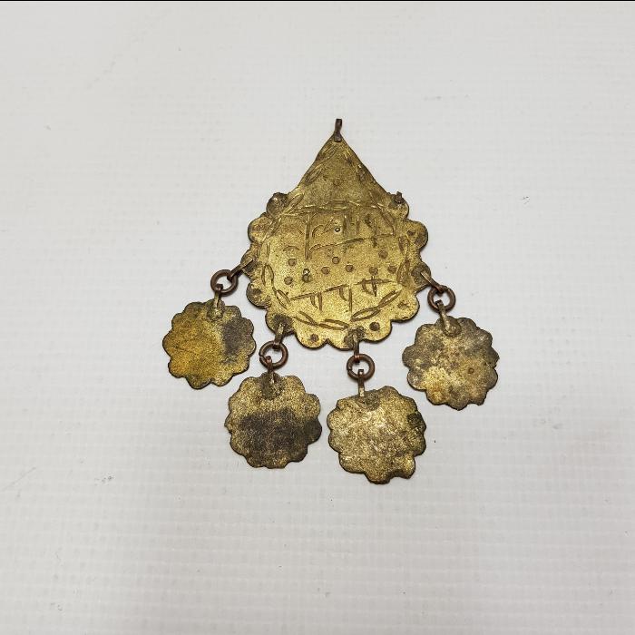 CUMHURİYET İLK DÖNEM MAŞALLAH ARMUDİYE KOLYE UCU 