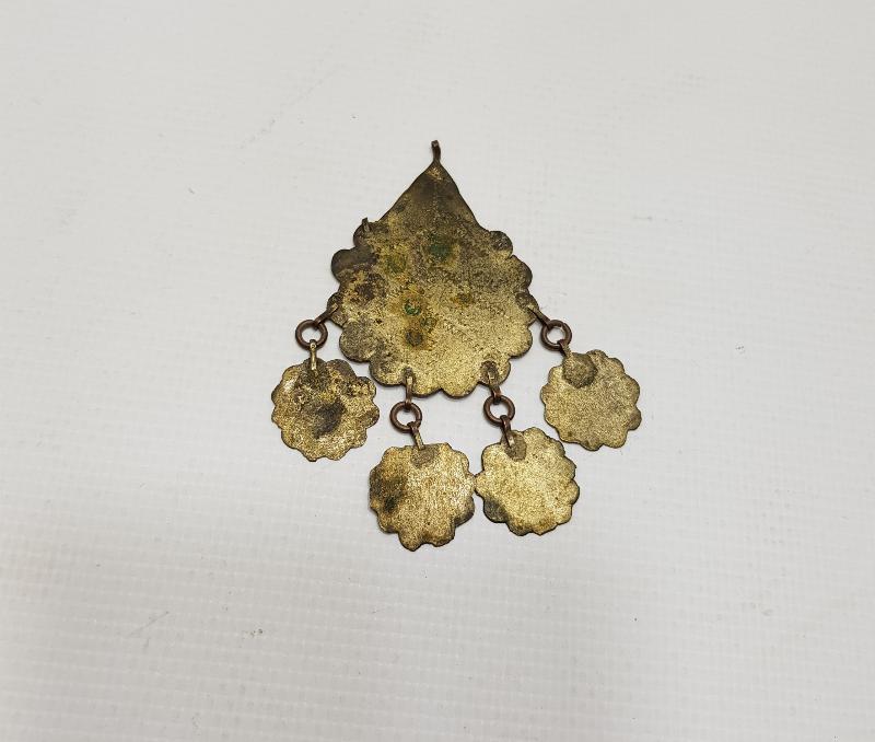 CUMHURİYET İLK DÖNEM MAŞALLAH ARMUDİYE KOLYE UCU 