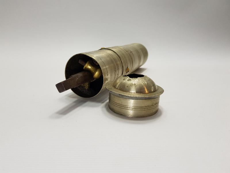 OSMANLI DÖNEMİ DÜŞÜK AYAR GÜMÜŞ KAHVE DEĞİRMENİ