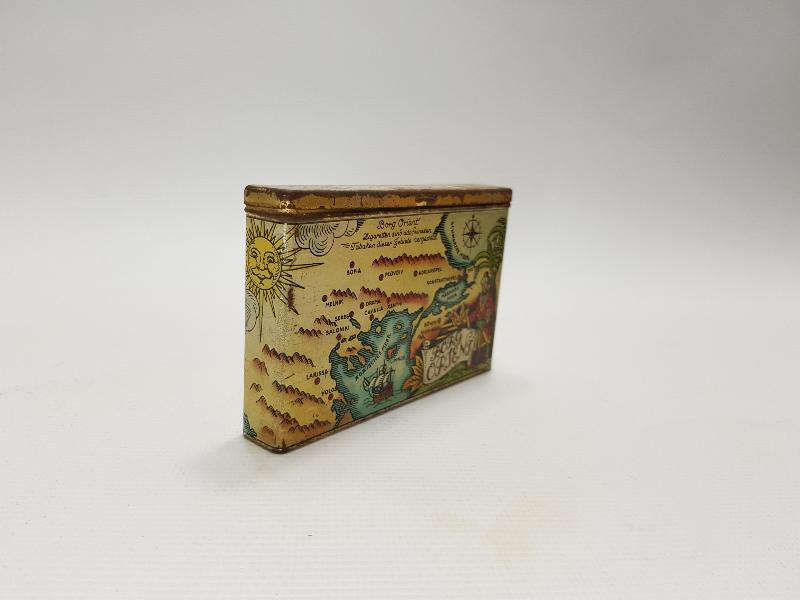 OSMANLI DÖNEMİ MARMARA VE BALKANLAR HARİTALI BORG ORIENT SİGARA KUTUSU 