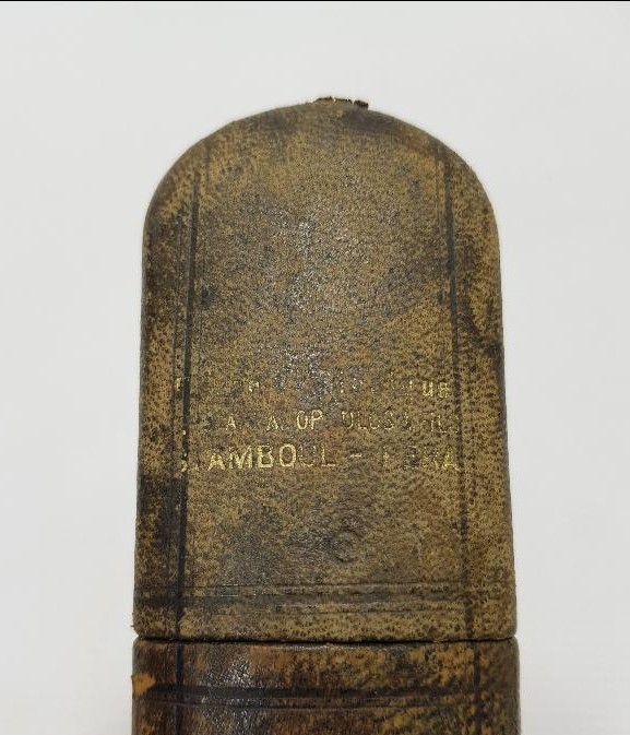 OSMANLI DÖNEMİ STAMBOUL PERA DAMGALI GÖZLÜK 