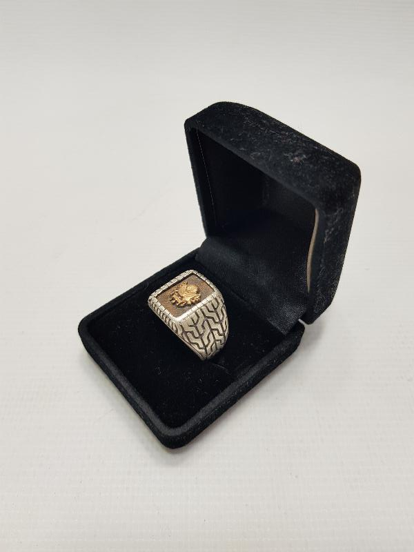 OSMANLI DEVLET ARMALI GÜMÜŞ ERKEK YÜZÜK 