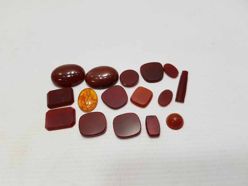 16 ADET AKİK YÜZÜK TAŞI 