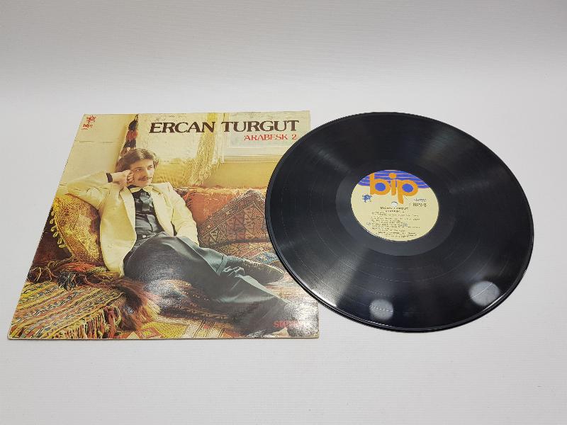 33�� LP LONGPLAY PLAK ERCAN TURGUT ARABESK 2 Bayrak Müzayede
