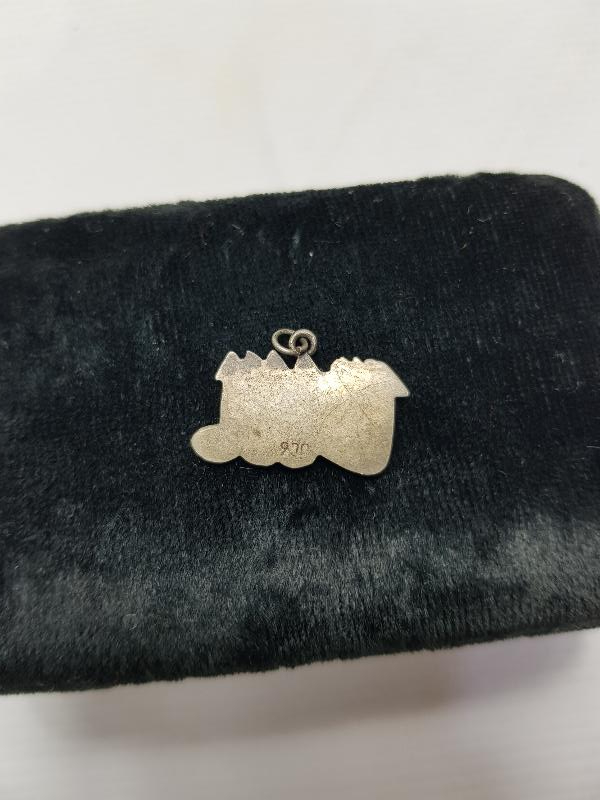 MAŞALLAH YAZILI GÜMÜŞ KOLYE UCU