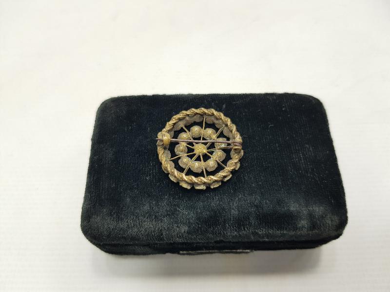 ZİRKON TAŞLI BROŞ 