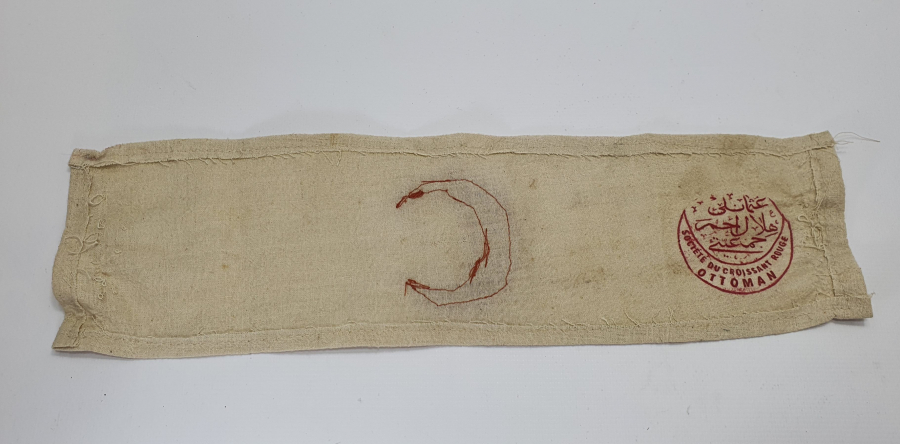 1. DÜNYA SAVAŞI ÜZERİ OSMANLICA YAZILI HİLALİ AHMER KOLLUK