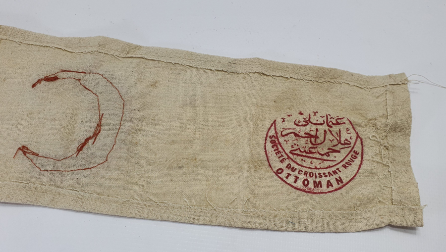 1. DÜNYA SAVAŞI ÜZERİ OSMANLICA YAZILI HİLALİ AHMER KOLLUK