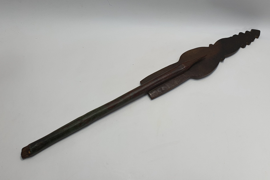 1857 TARİHLİ RUM İŞİ İŞLEMELİ VE RUMCA YAZILI ÖREKE